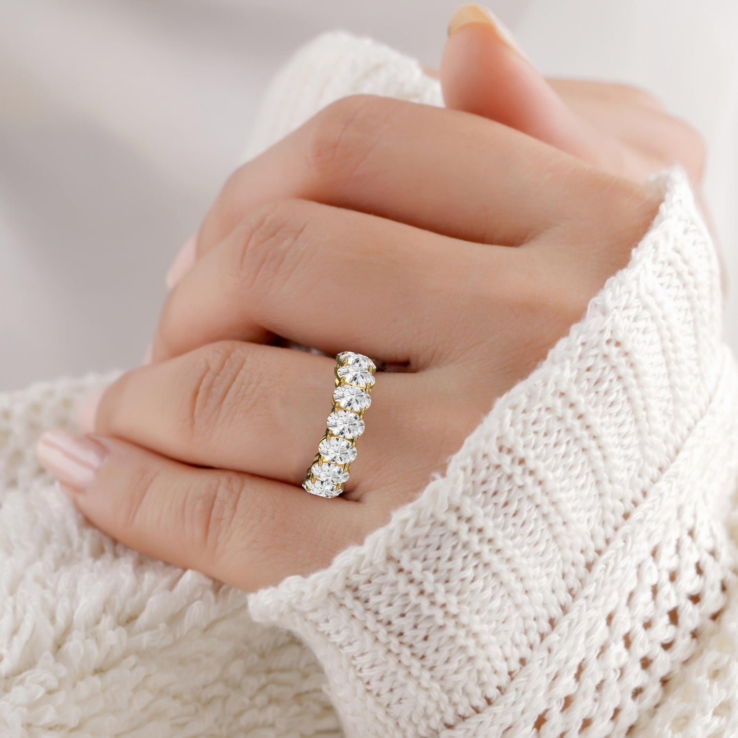 Ethereal Brilliance Diamond Eternity Band