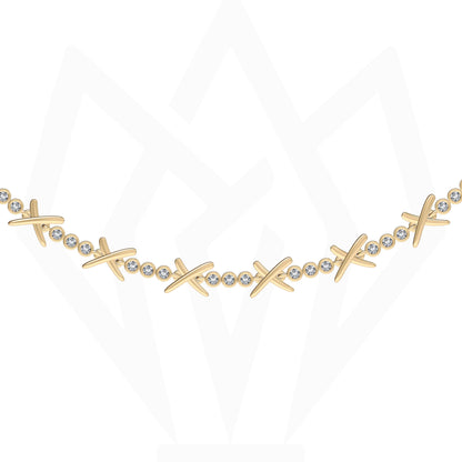 14KT Gold Diamond Amor Necklace