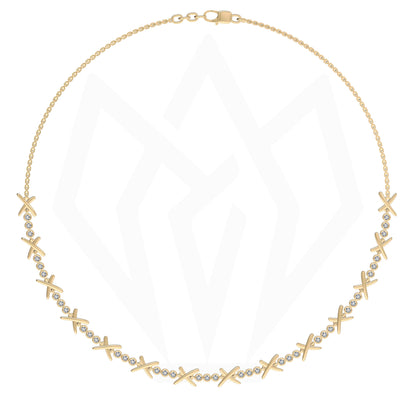 14KT Gold Diamond Amor Necklace