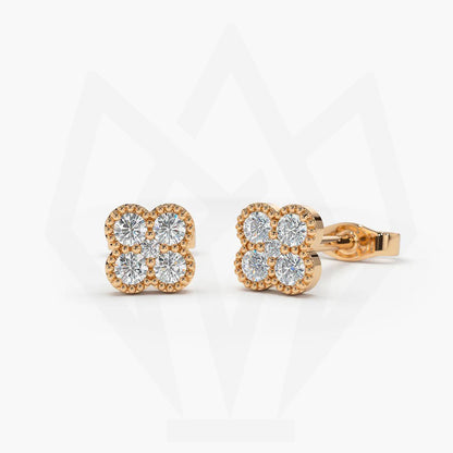 Classic Diamond Stud Earrings