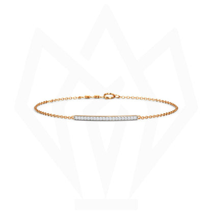 Minimalist Bar Diamond Bracelet