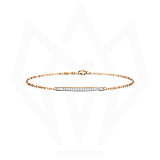 Minimalist Bar Diamond Bracelet