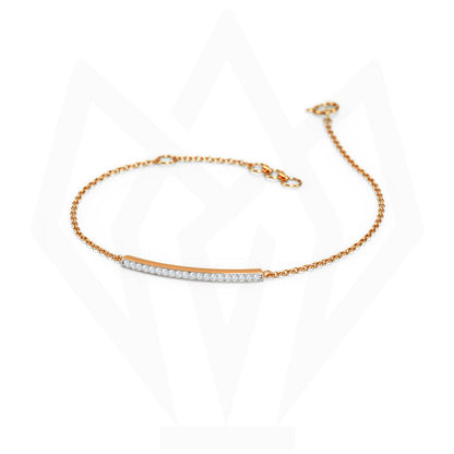 Minimalist Bar Diamond Bracelet