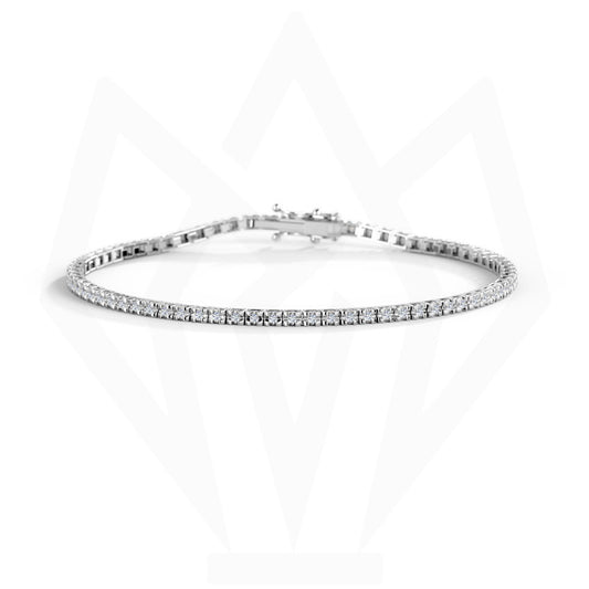 Minimalist Diamond Tennis Bracelet