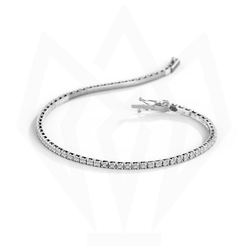 Minimalist Diamond Tennis Bracelet