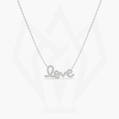 Love Charm Diamond Pendant Necklace