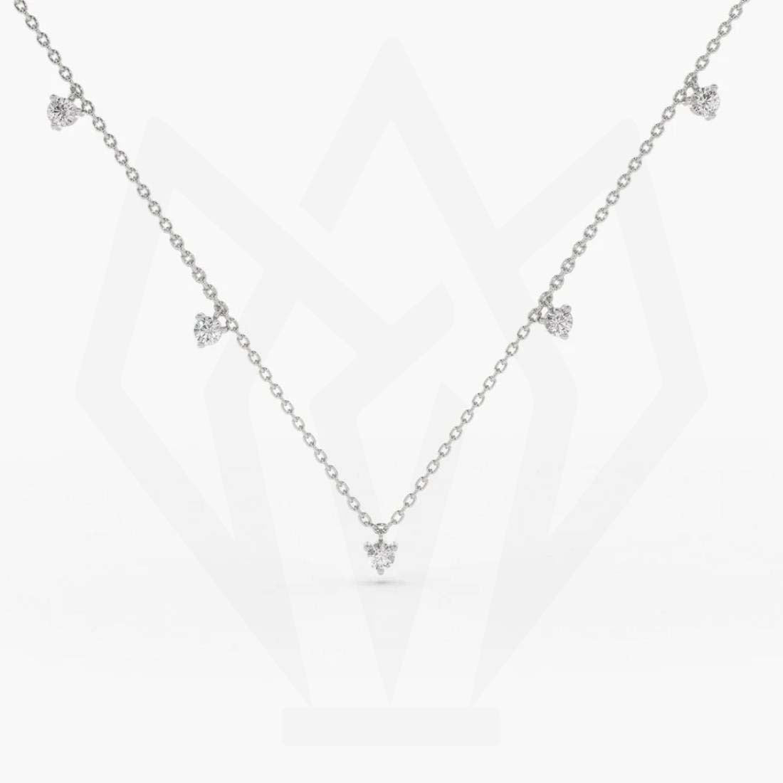 Diamond Station Necklace