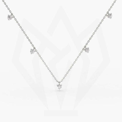 Diamond Station Necklace