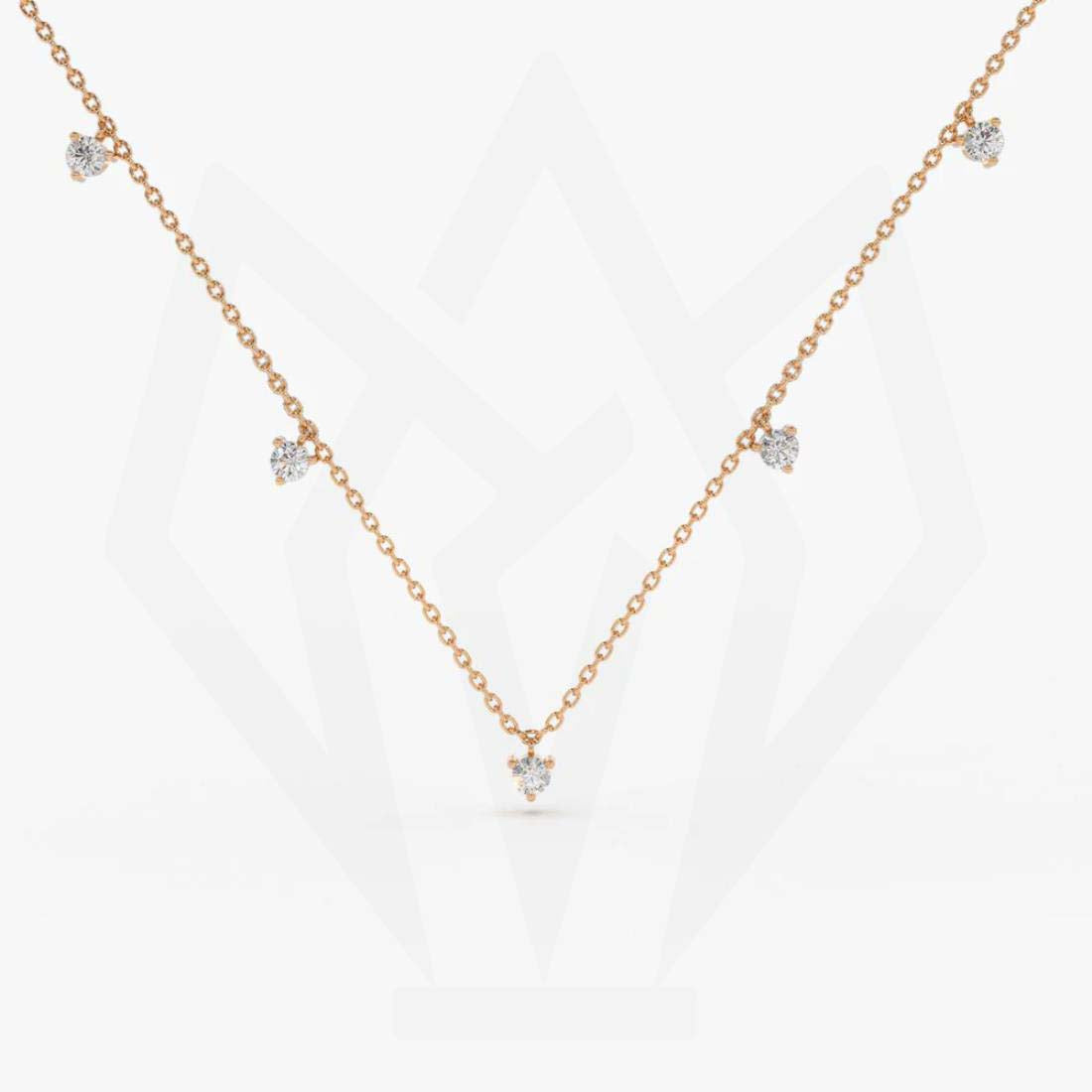 Diamond Station Necklace