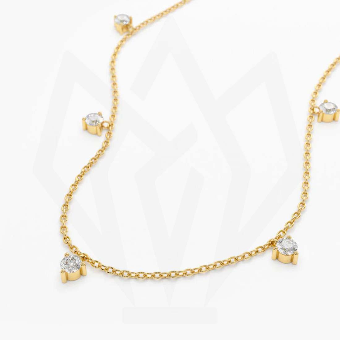 Diamond Station Necklace