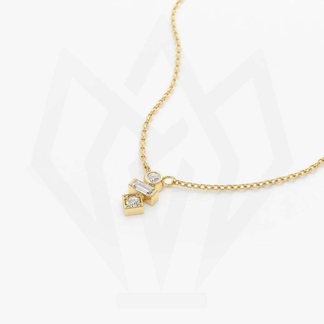 Dainty Charm Diamond Pendant Necklace