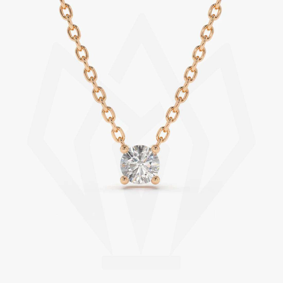 1 Carat Solitaire Diamond Necklace