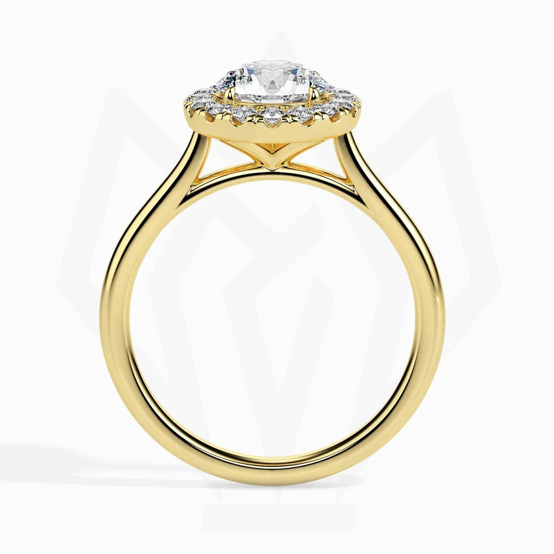 Halo Setting Diamond Engagement Ring