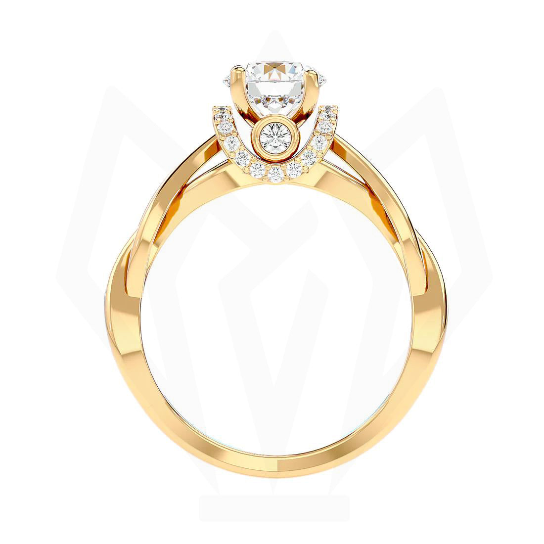 Captivating Beauty Solitaire Diamond Engagement Ring