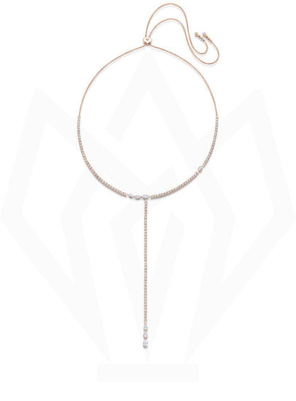 Tennis Lariat Diamond Necklace