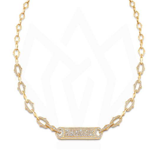 Diamond Plate Classic Necklace